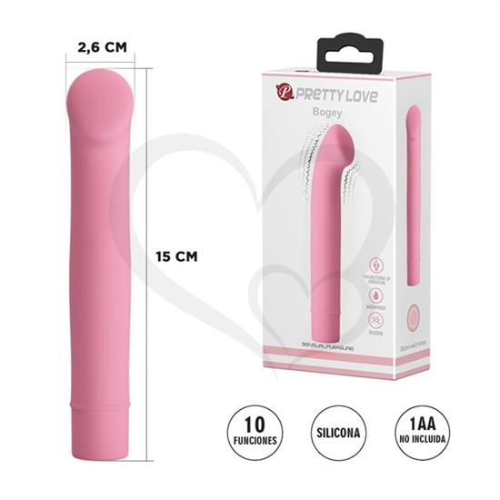 Vibrador estimulador de punto G con 10 velocidades diferentes